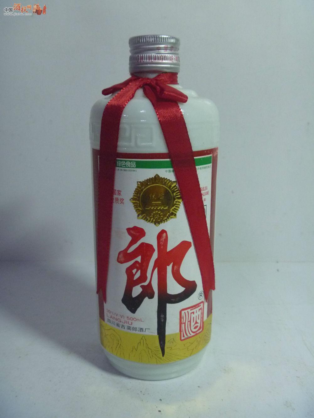98年 39度 郎酒一瓶。四川古蔺郎酒厂。 中国酒